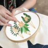 3 Sets Embroidery Kit for Beginners Needlepoint Cross Stitch Kits for Adults