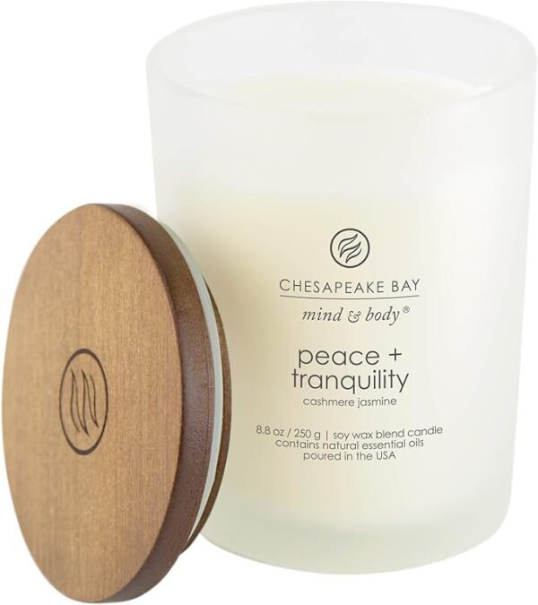 4 Candle Scented Candle, Peace + Tranquility