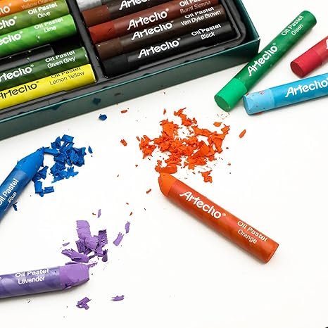 Oil Pastels Set of 48 Colors, Soft Oil Pastels for Art Painting