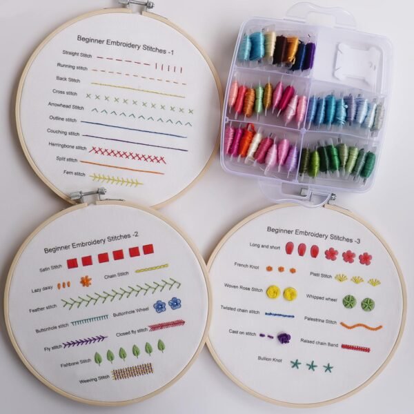 Beginners Embroidery Stitch Practice kit