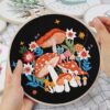 Maelys Mushroom Embroidery Kits for Beginners