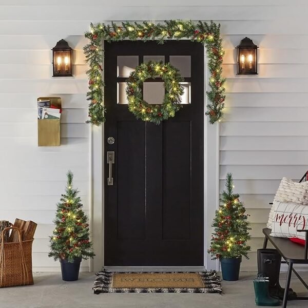 4 LED Lights Holiday Christmas 4-Piece Set