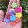 RATREE 888 Handmade 100 pcs Patch Starburst Flowers 29x29mm