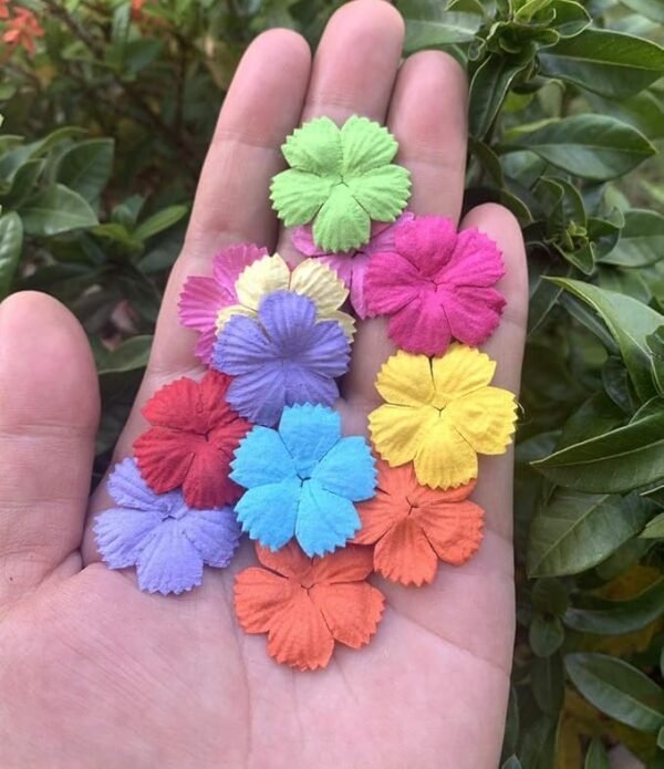RATREE 888 Handmade 100 pcs Patch Starburst Flowers 29x29mm