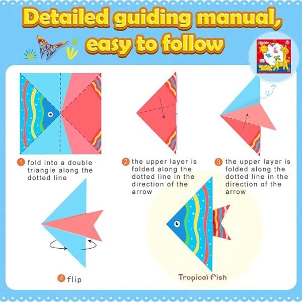Aigybobo Origami Paper Set, 308PCS