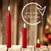 NORDICO Candlelights 20pcs Candles 4 inch X 1/2 inch Diameter