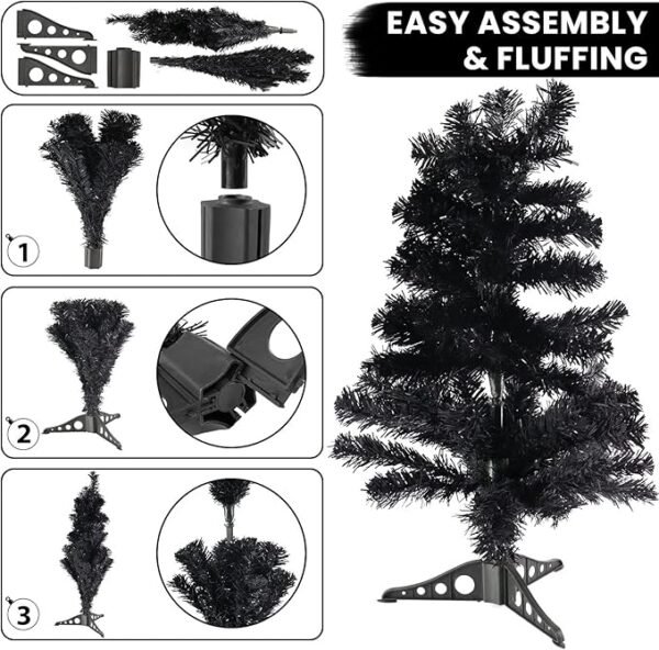 S_SSOY 2 FootArtificial Xmas Pine Tree with PVC Leg Stand