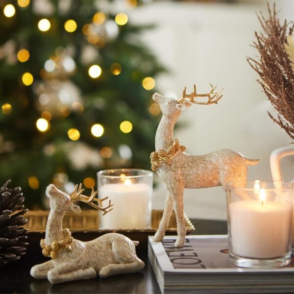 DN DECONATION 2PCS Christmas Reindeer Decoration