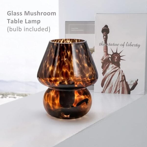 4 Mushroom Lamp Small Vintage Table Lamp for Bedroom Nightstand