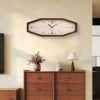 DaguyS Wooden Retro Wall Clocks, 18 Inches Square Clocks
