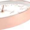 Foxtop Modern Wall Clock 12 Inch Non-Ticking Silent Battery