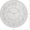 FirsTime & Co.  Cooper Wall Clock, Gray/Galvanized