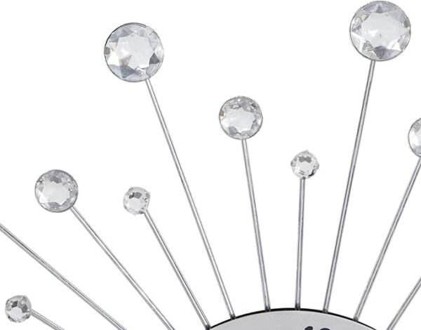 Deco 79 Metal Starburst Decorative Wall Clock