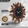 ZBJZJM Large Wall Clock for Living Room Deco Boho 24''