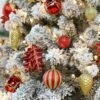 SHareconn 106PCS Christmas Balls Ornaments, Red & Gold