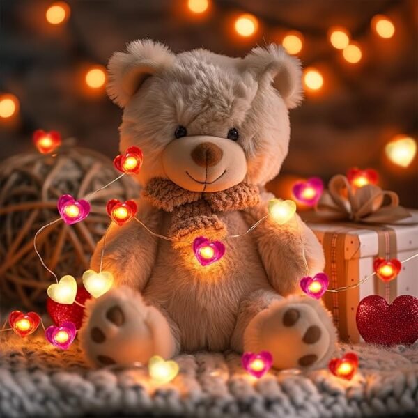 Coquimbo,  10FT 30 LED Heart Fairy String Lights