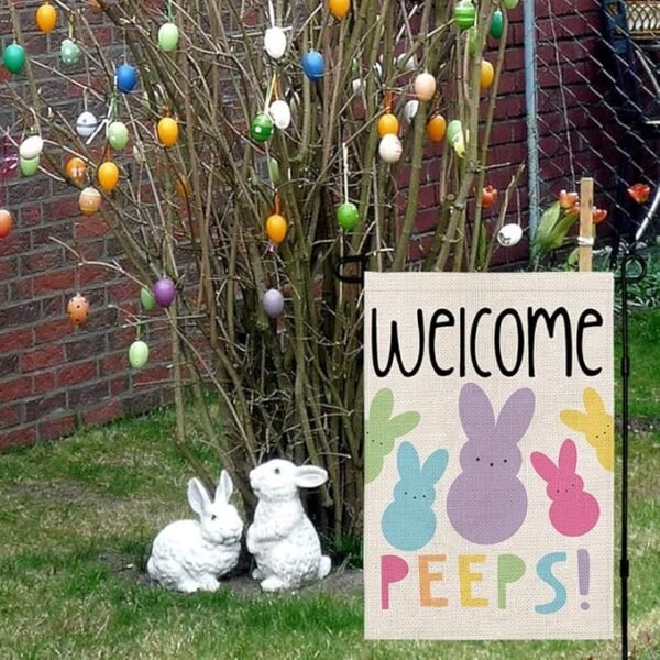 Decorhua Easter Garden Flag Double Sided Vertical 12×18 Inch