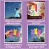 Sarybei 9 Sheet Reusable Static Peeps Window Stickers