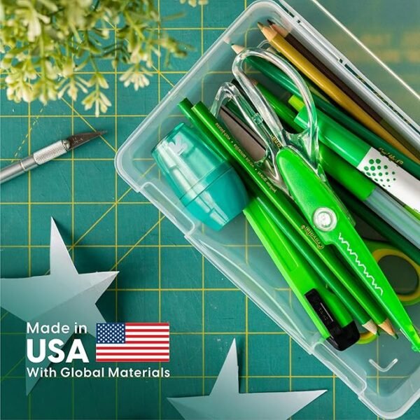 IRIS Plastic Pencil Case Box 10-Pack