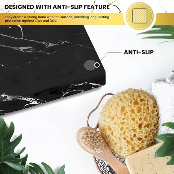 DAY1 ARTISANAL Soap Holder with Marble Look - Soap Dish with Soap Saver