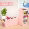 Asten Large Capacity Pen Storage Organizer with 5 Compartment (Pink, 1 Pack)