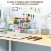 Caktraie Makeup Organizer With 16 Drawers, 4 Pcs