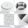 Minimaliving 360°Rotating Office Desk Accessories (White)