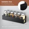 Agotglmi 4 Pack Magnetic Spice Rack with 24 Spice Jars, Spice Labels