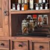 MEIQIHOME 4 Tier Spice Rack Organizer Step Shelf Countertop Spice