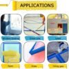Masking Tape, Blue Painters Tape, Master Adhesive Paper Tape, Multi-Surface Painter's