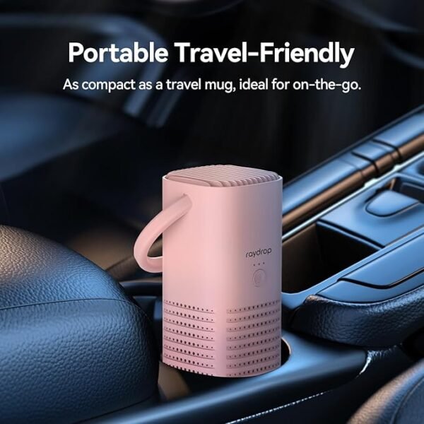 raydrop  Portable Mini Air Purifier, Cordless Small HEPA Air Purifier