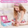 Jewelkeeper Girls Musical Jewelry Storage Box with Spinning Unicorn