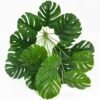 Artificial Monstera Deliciosa Plant 21 Inch, Fake Tropical Palm Tree