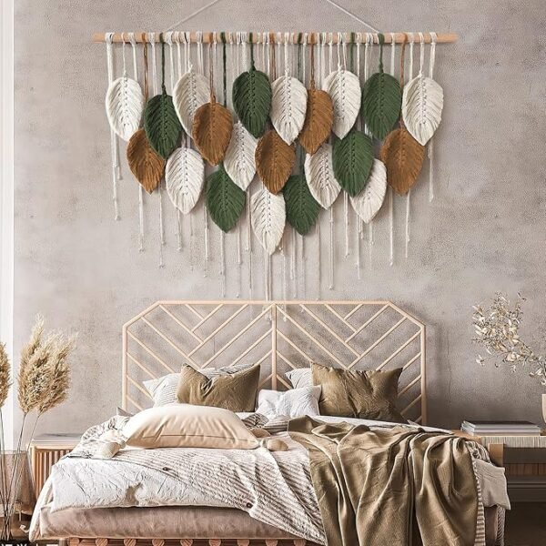 5 Large Macrame Wall Hanging Boho Woven Tapestry, Chic Home