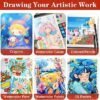 Art Supplies, 269 Piece Deluxe Art Set with 6 Drawing Pads
