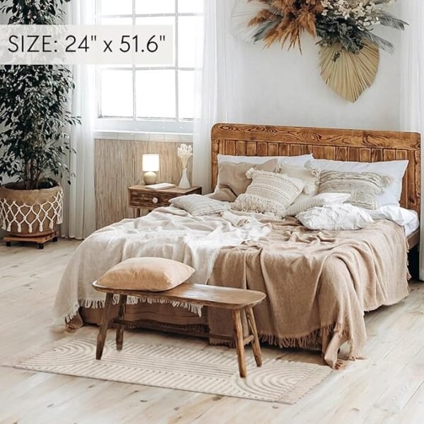 Beautiful Boho Rug with Tassels for Your Bedroom or Bathroom