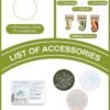 3 Sets Embroidery Kit for Beginners Needlepoint Cross Stitch Kits for Adults