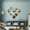 9Pcs Teardrop Mirror Wall Decor Acrylic Decorative Mirror