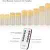 Candles Battery Operated Candles Real Wax Pillar LED