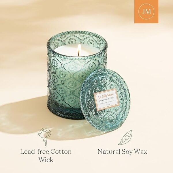 Geranium Vert Mint Scented Candles