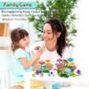 Gifts for 3-6 Year Old Girls Flower Garden Building Set 98 PCS Arts