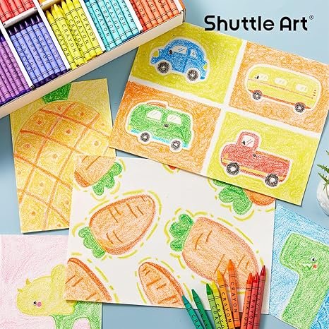 Crayon Bulk Class Pack - 720 Count, 18 Assorted Colors with 40 Crayons per Color