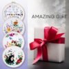 Embroidery Kit for Beginners, 4 Sets Embroidery Kit for Beginners Adults, Needle Point Kits