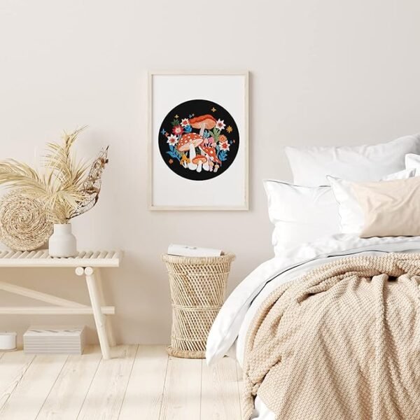 Maelys Mushroom Embroidery Kits for Beginners