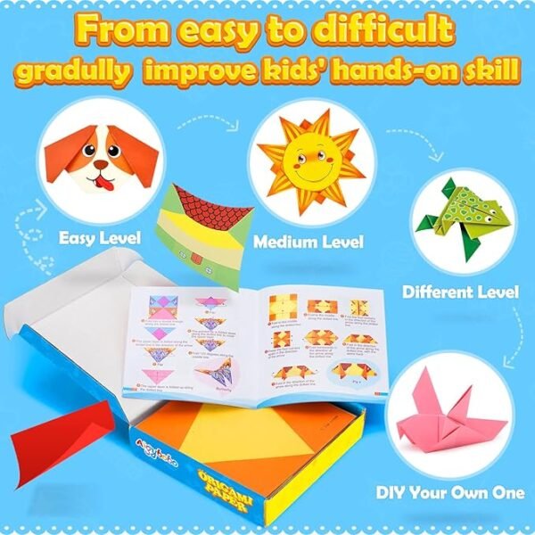 Aigybobo Origami Paper Set, 308PCS