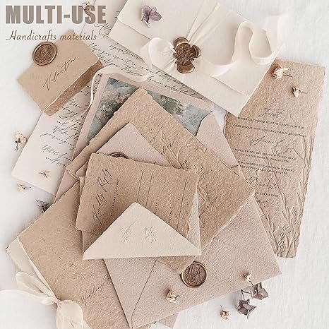 Aromoty 30 sheets Textured Scrapbook Paper&Mesh Fabric 5.8x8.2 Inches
