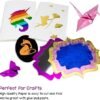 Hygloss Products Embossed Metallic Foil Paper 8.5x10-Inch, 30Pack