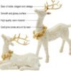 DN DECONATION 2PCS Christmas Reindeer Decoration