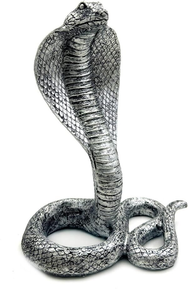 SHTWX Vintage King Cobra Snake Statue Figurine Sculpture