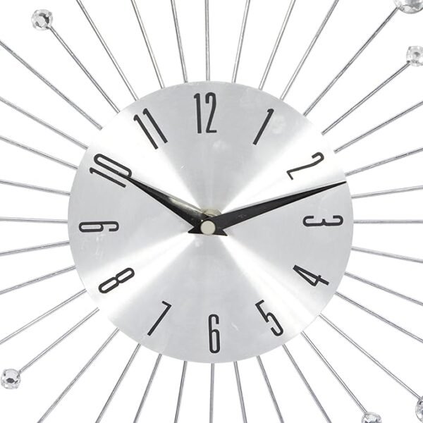 Deco 79 Metal Starburst Decorative Wall Clock